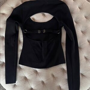 Gently used Mango Open Back Knit Top XS